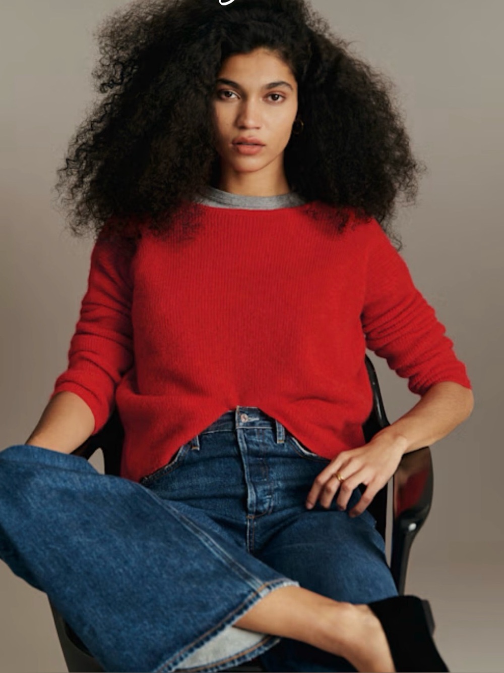 Sezane Gaspard Cardigan Red - Picture 9 of 11